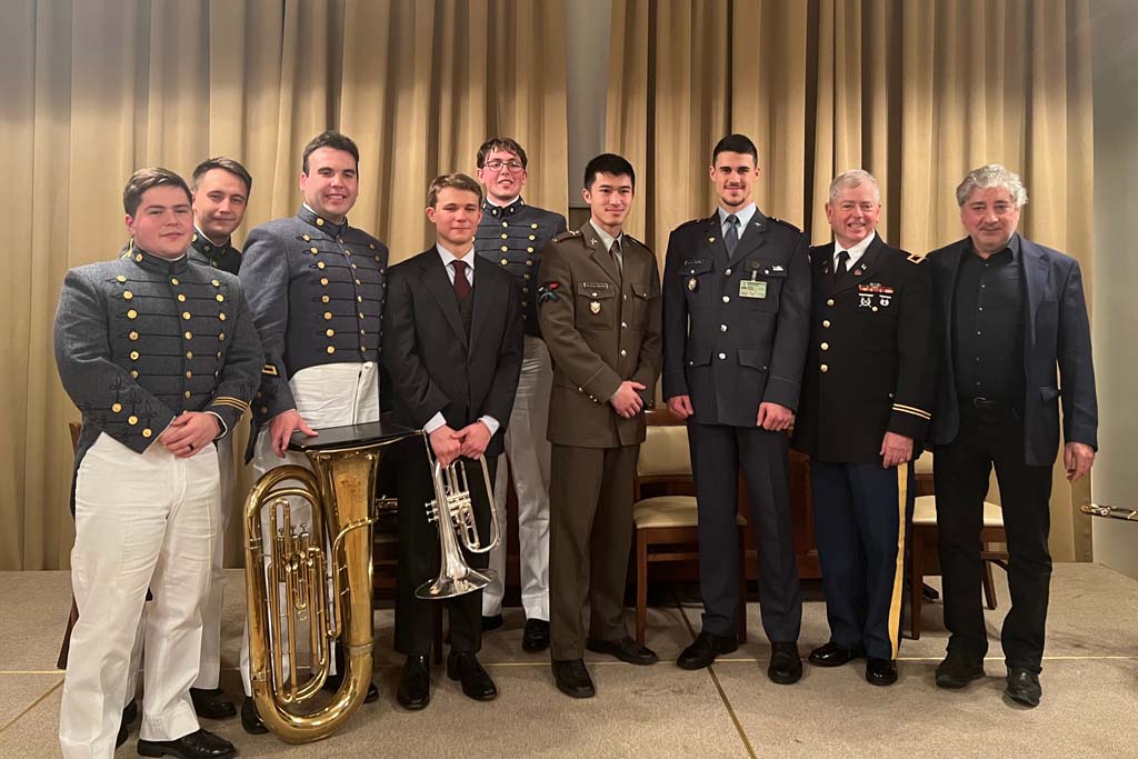 Právě si prohlížíte Vystoupení souboru Virginia Military Institute Brass Quintet